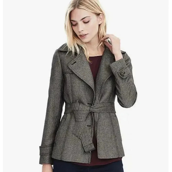 Banana Republic NWOT Houndstooth jacket size 2 - Picture 3 of 12